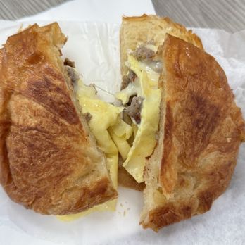 Danny's Coffee & Friends - Sausage egg and cheese sandwich - Latin American Near Me - Tampa, Florida Danny's Coffee & Friends - Sausage egg and cheese sandwich - Latin American Near Me - Tampa, Florida