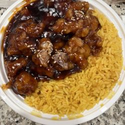 Number One Chinese - Sesame chicken