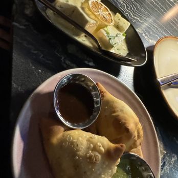Kama - Wicker Park - Samosas and Paneer Lemon Tadka - Indian Near Me - Chicago, Illinois