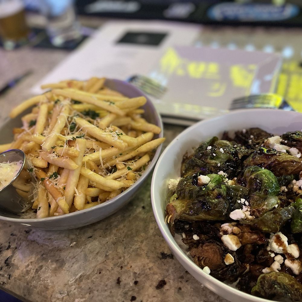 The Foundation - Truffle fries and fried Brussels - Wine Bars Near Me - Richmond, Virginia The Foundation - Truffle fries and fried Brussels - Wine Bars Near Me - Richmond, Virginia
