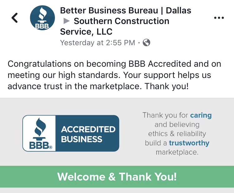 Slide of Southern Construction Services