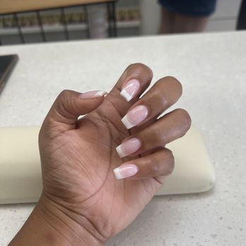 Pino Nails Spa - classic french - Nail Salons Near Me - Corona, California