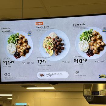 IKEA Restaurant - Balls menu - American Near Me - East Palo Alto, California IKEA Restaurant - Balls menu - American Near Me - East Palo Alto, California