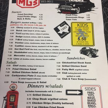 MG's - Burgers Near Me - Sherman, Texas