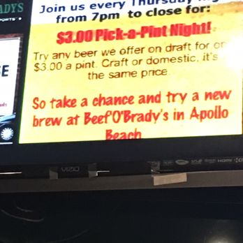 Beef 'O' Brady's - Pubs Near Me - Apollo Beach, Florida