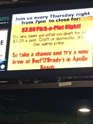 Menu photo 4 Beef 'O' Brady's Apollo Beach, FL