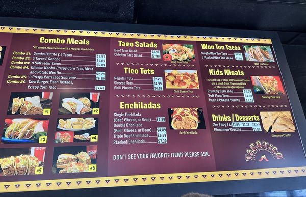 Menu photo 2 Taco Tico Topeka, KS Menu photo 2 Taco Tico Topeka, KS