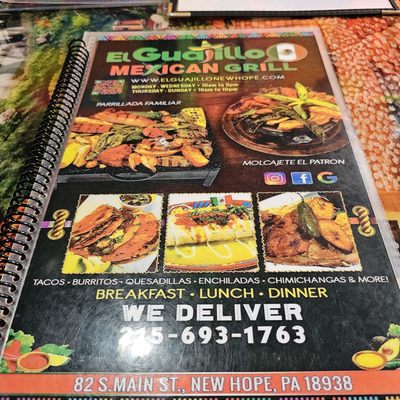 Menu photo 1 El Guajillo New Hope, PA