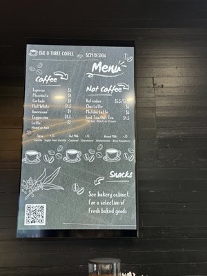 Menu photo 1 One O three Coffee Fayetteville, TX Menu photo 1 One O three Coffee Fayetteville, TX
