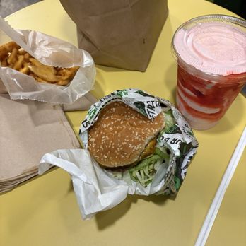 Jerrell’s BETR BRGR - Fries , Lil' BETR BRGR , Strawberry shake - Vegan Near Me - New York, New York Jerrell’s BETR BRGR - Fries , Lil' BETR BRGR , Strawberry shake - Vegan Near Me - New York, New York