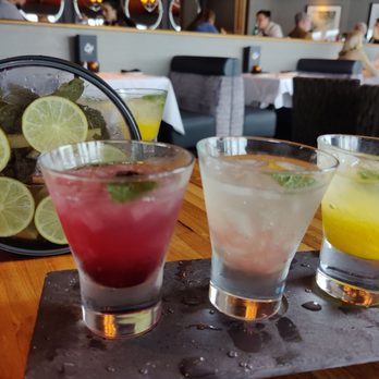 Chart House - Mojito Flight. Blackberry, Blood Orange, Mango - Seafood Near Me - Monterey, California