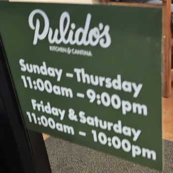 Pulido's Kitchen & Cantina - Diners Near Me - Willow Park, Texas