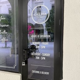 The hours posted on the door but it's closed an hour earlier. The hours posted on the door but it's closed an hour earlier.