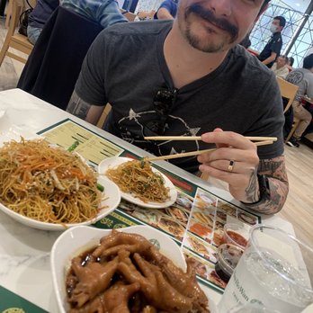 Tim Ho Wan - BR1. Braised Chicken Feet with Abalone Sauce and Peanut PF2. Pan Fried Noodles - Dim Sum Near Me - Irvine, California Tim Ho Wan - BR1. Braised Chicken Feet with Abalone Sauce and Peanut PF2. Pan Fried Noodles - Dim Sum Near Me - Irvine, California