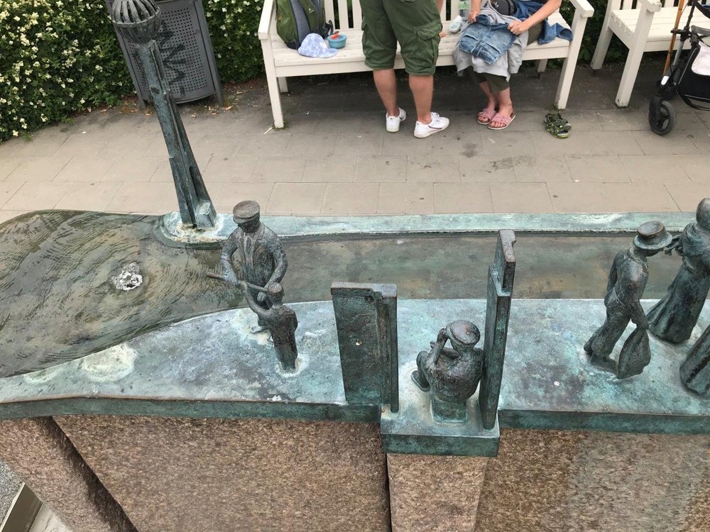 BRUNNEN WARNEMÜNDER UMGANG FONTÁNA Alexandrinenstraße, Rostock