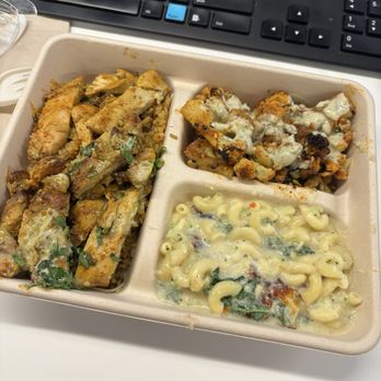 Farmer J - amba chicken, mac n cheese, cauliflower - Coffee & Tea Near Me - New York, New York Farmer J - amba chicken, mac n cheese, cauliflower - Coffee & Tea Near Me - New York, New York