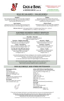 Menu photo 6 Cock and Bowl Occoquan, VA Menu photo 6 Cock and Bowl Occoquan, VA