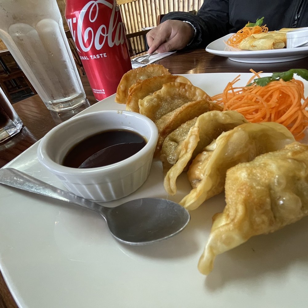 Thai Basil - Veggie pot stickers - Thai Near Me - Madera, California Thai Basil - Veggie pot stickers - Thai Near Me - Madera, California