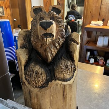 Mike's Pizza - A cute bear carving. - Pizza Near Me - Angels Camp, California Mike's Pizza - A cute bear carving. - Pizza Near Me - Angels Camp, California