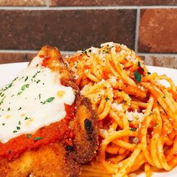 Spaghetti & Chicken Parmigiana