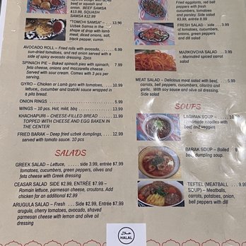 Silkroad Uzbek Cuisine - Menu - Uzbek Near Me - Cary, North Carolina