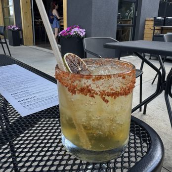 High Bank Distillery - Pineapple Chili Margarita - American Near Me - Westerville, Ohio High Bank Distillery - Pineapple Chili Margarita - American Near Me - Westerville, Ohio