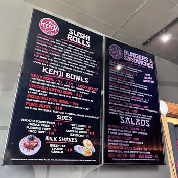 Kenji Burger - Menu - Burgers Near Me - Lihue, Hawaii