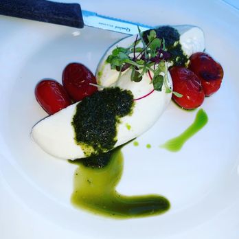 Fresco da Franco - Burrata! Soft and yummy. I like the microgreens. - Italian Near Me - Montclair, New Jersey