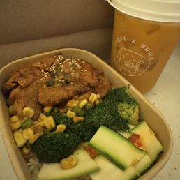 Sweet & Spicy Chicken Rice Bowl Sweet & Spicy Chicken Rice Bowl