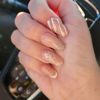 Oasis Nail Spa - Coffin powder dip - Nail Salons Near Me - Pearland, Texas Oasis Nail Spa - Coffin powder dip - Nail Salons Near Me - Pearland, Texas