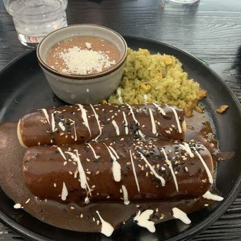 The Guadalupe on Main - Mole Enchiladas con pollo - Bars Near Me - Mesa, Arizona The Guadalupe on Main - Mole Enchiladas con pollo - Bars Near Me - Mesa, Arizona