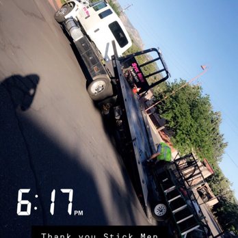 Sedona Service Center - As you can see Stix Men towing had not problem towing the trailer - Auto Repair Near Me - Sedona, Arizona Sedona Service Center - As you can see Stix Men towing had not problem towing the trailer - Auto Repair Near Me - Sedona, Arizona