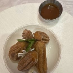 Ice cream and churro's with cajeta! Ice cream and churro's with cajeta!