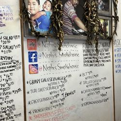 Nephi's Smokehouse - Menu as of 8/10/24