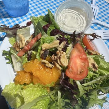 Luna Sea Fish House - Side salad - Fish & Chips Near Me - Yachats, Oregon