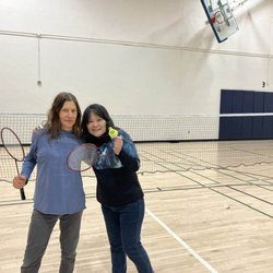 Robbinsdale Community Gym & Fitness Center - My friend and I striking a pose!