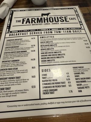 Menu photo 2 The Farmhouse Cafe Medora, ND Menu photo 2 The Farmhouse Cafe Medora, ND