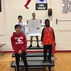Lake Taylor High - Conference Champion at 113 lbs.