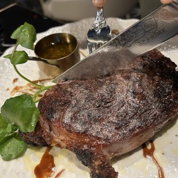 Prime 141 - Rib eye- 5/5. Perfect crisp. Looks burnt but was amazing inside and out. - Steakhouses Near Me - Enterprise, Nevada
