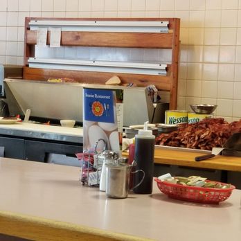 Sunrise Restaurant - Look at the stack of bacon. - Breakfast & Brunch Near Me - Tybee Island, Georgia Sunrise Restaurant - Look at the stack of bacon. - Breakfast & Brunch Near Me - Tybee Island, Georgia
