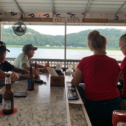 Our view from the bar. Our view from the bar.
