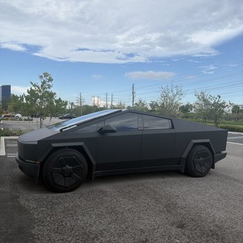 Vice City Wraps - Matte black cybertruck! - Vehicle Wraps Near Me - Doral, Florida Vice City Wraps - Matte black cybertruck! - Vehicle Wraps Near Me - Doral, Florida