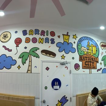 Barrio Donas - Inside back wall - Donuts Near Me - National City, California