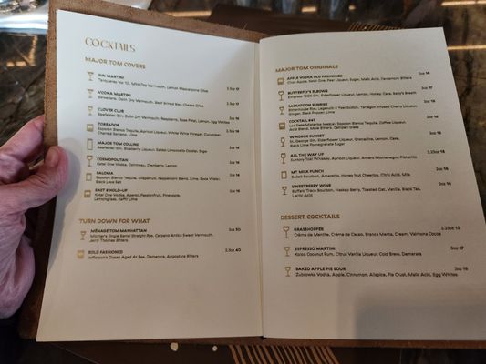 Menu photo 2 Major Tom Calgary, AB