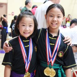 Evergreen Wushu - Champion little girls