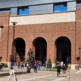 Exterior photo of Kinnick Stadium - Iowa City, Iowa Exterior photo of Kinnick Stadium - Iowa City, Iowa