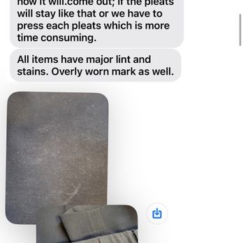 Seattle Express Cleaners - They spent time sending me pictures of hair on my clothes and every single stain. It was unnecessarily rude. - Dry Cleaning Near Me Seattle Express Cleaners - They spent time sending me pictures of hair on my clothes and every single stain. It was unnecessarily rude. - Dry Cleaning Near Me
