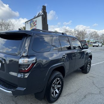AcutintPro - 2024 Toyota 4Runner TRD off-road Premium in underground color. - Car Window Tinting Near Me - Upland, California