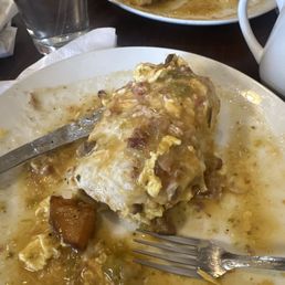 I did a smothered bacon burrito with steak added. Amazing every time! I did a smothered bacon burrito with steak added. Amazing every time!
