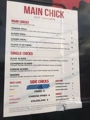 Menu photo 3 Main Bird Hot Chicken - Montrose Houston, TX